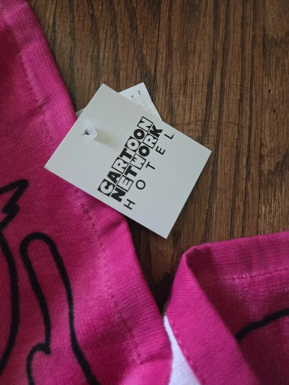 Hot Pink Cartoon Network Hotel Towel